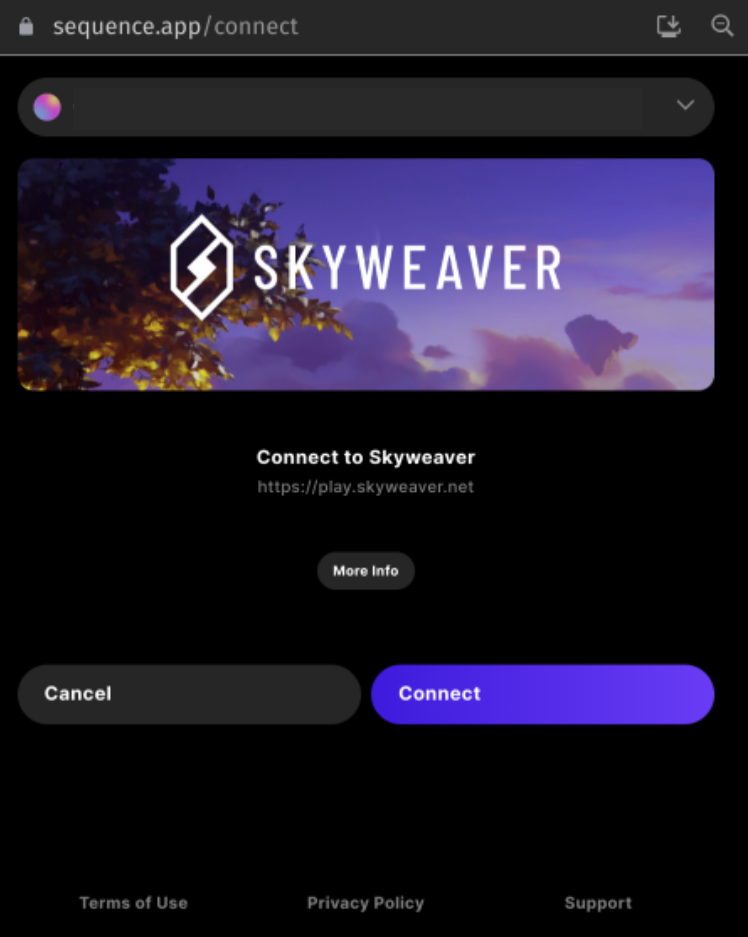 Sequence on-demand sign in, connect